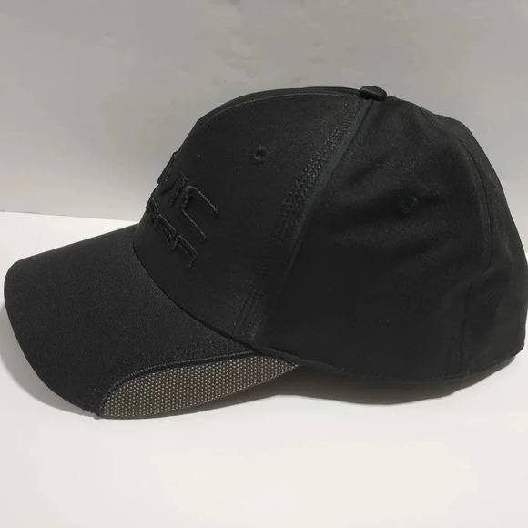 GMC Sierra Mens One Size Fits Most Black Fitted Trucker Hat - Picture 3 of 8